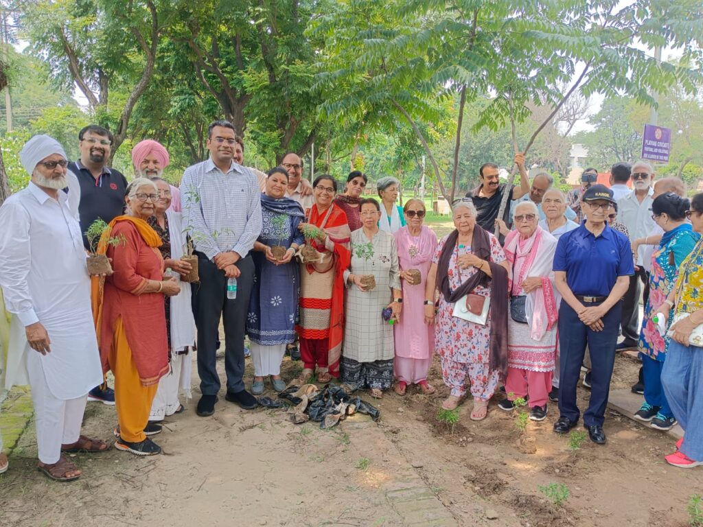 पौधारोपण अभियान के अंतर्गत लगाए 100 पौधे